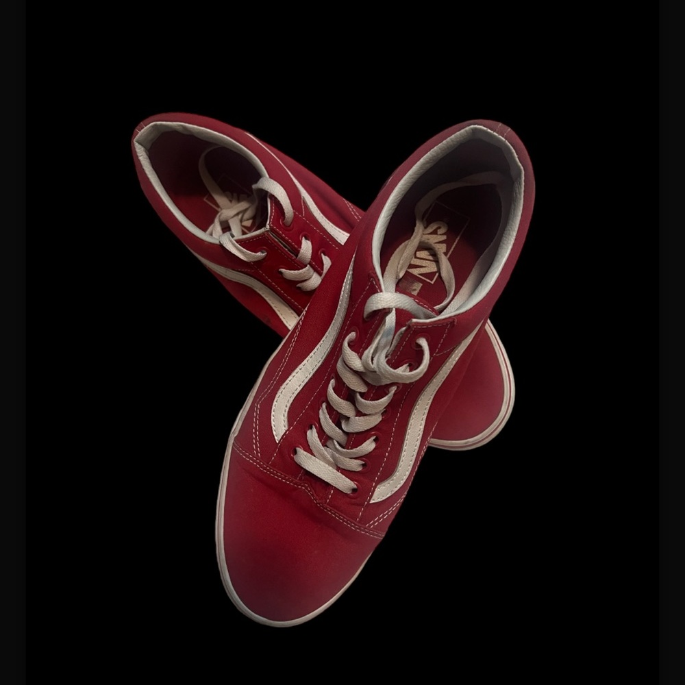 Sold❌Vans off the wall old skool | Color: red | Size: 12